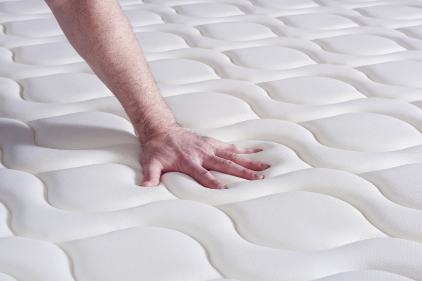 Ensemble Matelas Sommier 90x200 cm - Sommier Blanc (en kit) - Actiflex Morpho