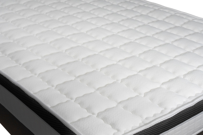 Ensemble Matelas Sommier 80x200 cm - Sommier Blanc (en kit) - Supérieur