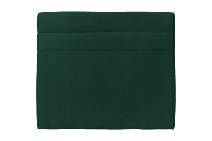 Tête de lit 160 cm Lignes - Tissu Velours Vert