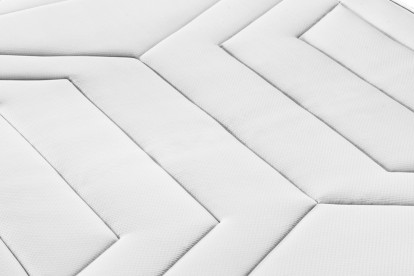 Ensemble Matelas Sommier 90x190 cm - Sommier Gris (déjà monté) - Vingt-Quatre