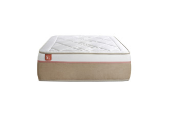 Matelas 90x190 cm Ressorts ensachés et Mémoire de forme - Le Soyeux
