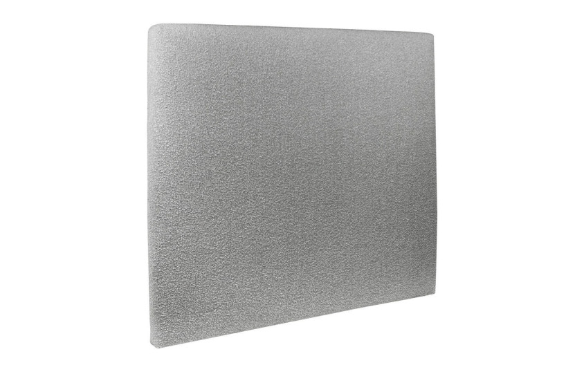 Lit 150x200 cm avec Tête de lit tapissée - Tissu Bouclette