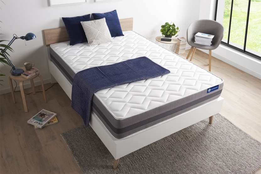 Matelas 120x200 cm Latex et mémoire de forme - Actilatex Relax