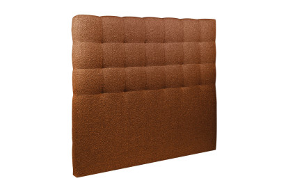 Tête de lit 160 cm Capitonnée - Tissu Bouclette Terracotta