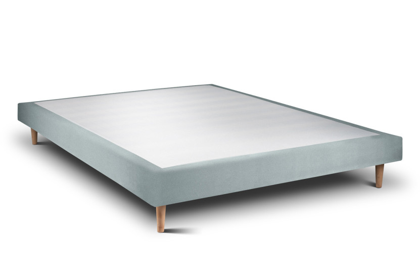 Lit 150x200 cm avec Tête de lit capitonnée - Tissu Velours