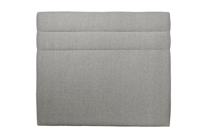 Tête de lit 200 cm Lignes - Tissu Bouclette Gris