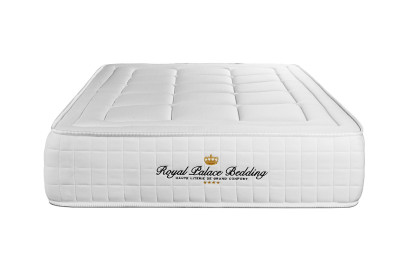 Ensemble Matelas Sommier 90x190 cm - Sommier Blanc (en kit) - Balmoral