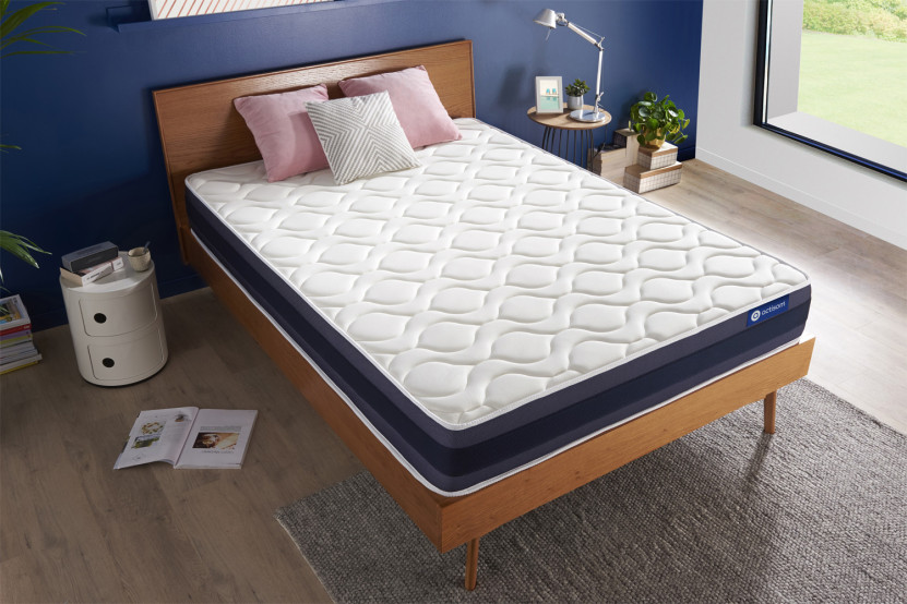 Matelas 160x200 cm Ressorts ensachés et Mémoire de forme - Actiflex Morpho