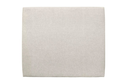 Tête de lit 140 cm Tapissée - Tissu Toile Natté Beige Clair