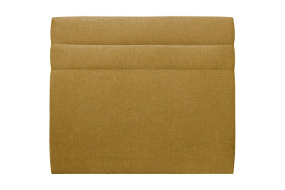 Tête de lit 150 cm Lignes - Tissu Toile Natté Jaune
