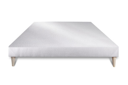 Pack lit complet 140x190 cm - Matelas + Sommier Blanc + 2 oreillers + Couette - Active