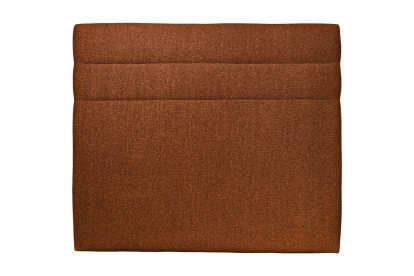 Tête de lit 180 cm Lignes - Tissu Bouclette Terracotta