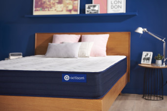 Matelas 90x190 cm Ressorts ensachés et Mémoire de forme - Actiflex Life