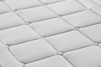 Ensemble Matelas Sommier 90x200 cm - Sommier Gris (déjà monté) - Trente