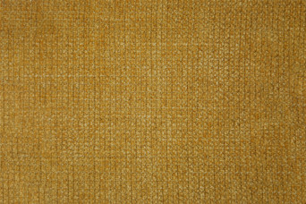 Lit 140x190 cm avec Tête de lit tapissée - Tissu Toile natté Jaune