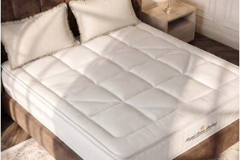 Matelas 120x190 cm Ressorts ensachés et Mémoire de forme - George V