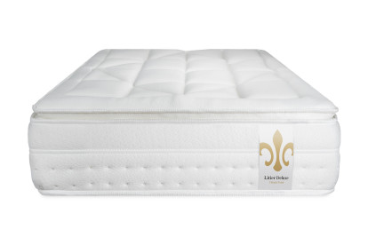 Ensemble Matelas Sommier 90x200 cm - Sommier Blanc (déjà monté) - Vingt-Huit PLUS