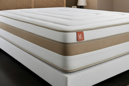 Matelas 90x200 cm Ressorts ensachés et Mémoire de forme - Le Raffiné