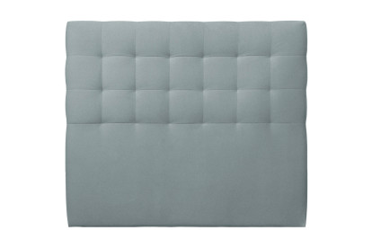 Tête de lit 150 cm Capitonnée - Tissu Velours Gris Bleute