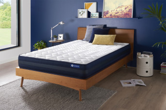 Matelas 200x200 cm Ressorts ensachés et Mémoire de forme - Actiflex Tech