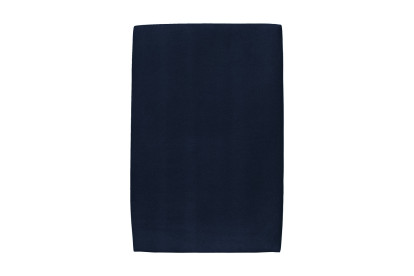 Lit 90x200 cm - Sommier tapissier H35 cm + tête de lit tapissée - Tissu Velours Bleu Océan