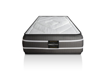 Ensemble Matelas Sommier 90x190 cm - Sommier Noir (déjà monté) - Exclusive