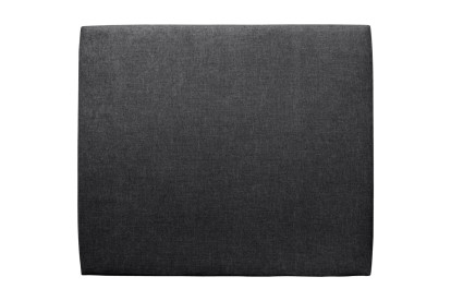 Tête de lit 160 cm Tapissée - Tissu Toile Natté Noir