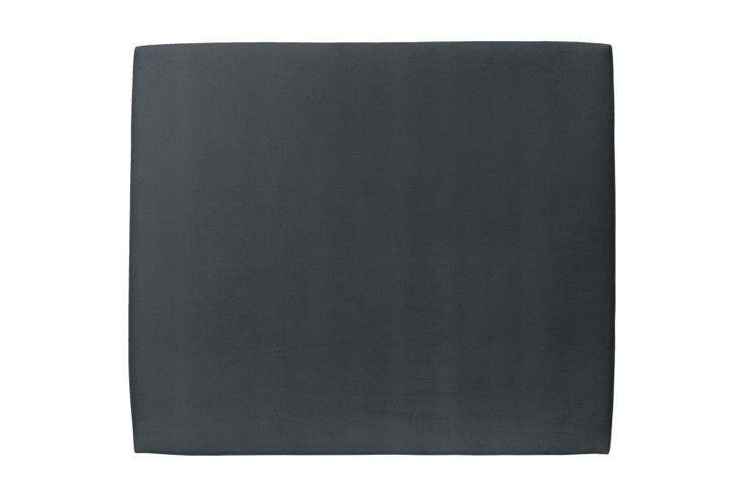 Tête de lit 140 cm Tapissée - Tissu Velours Gris Anthracite