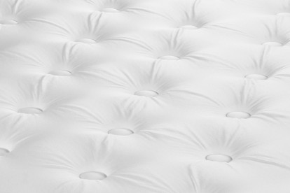 Ensemble Matelas Sommier 160x200 cm - Sommier Blanc (déjà monté) - Buckingham