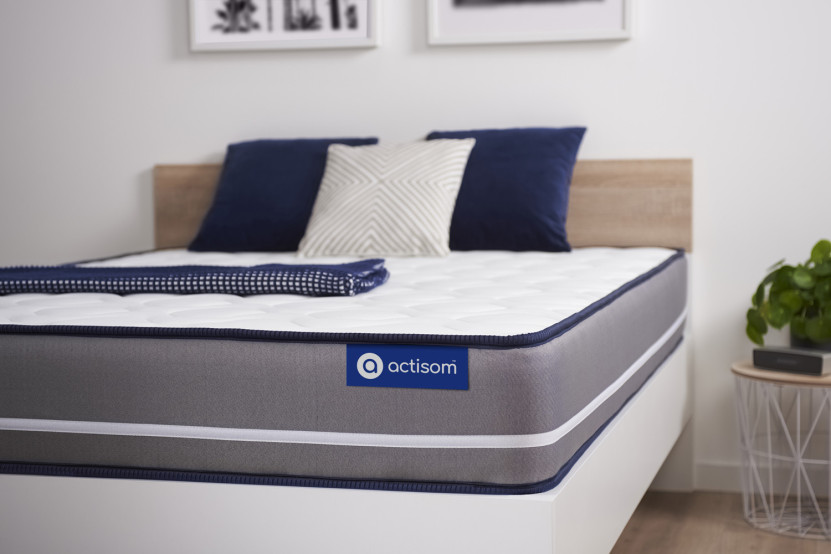Matelas 120x195 cm Latex et mémoire de forme - Actilatex Pur