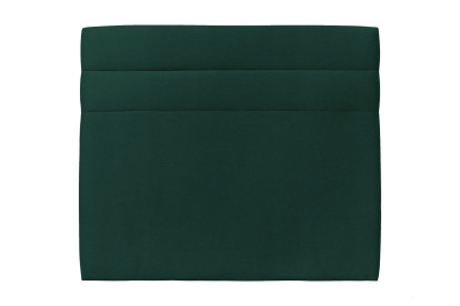 Tête de lit 200 cm Lignes - Tissu Velours Vert