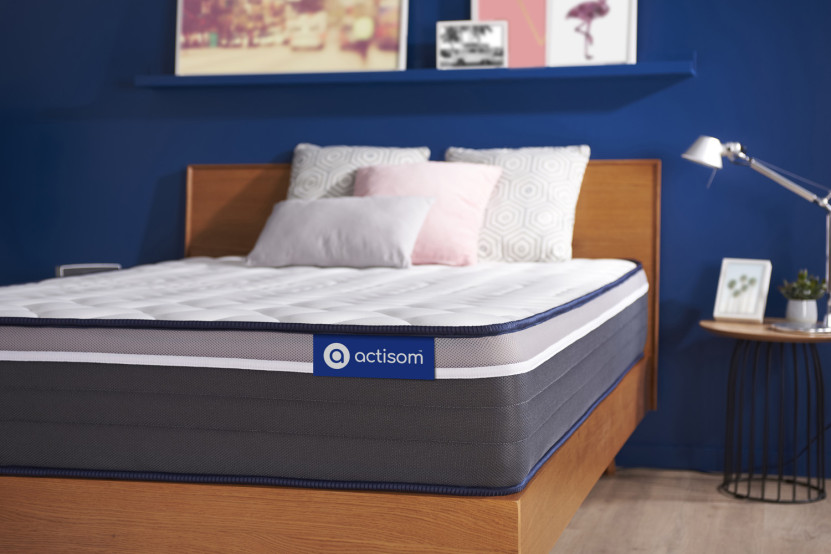 Matelas 120x220 cm Ressorts ensachés et Mémoire de forme - Actiflex Plus