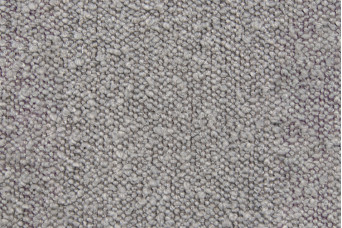 Lit 150x190 cm - Sommier tapissier H35 cm + tête de lit capitonnée - Tissu Bouclette Gris