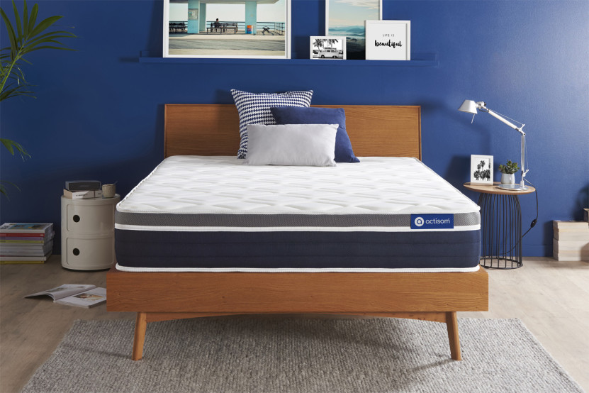 Matelas 180x210 cm Ressorts ensachés et Mémoire de forme - Actiflex Confort