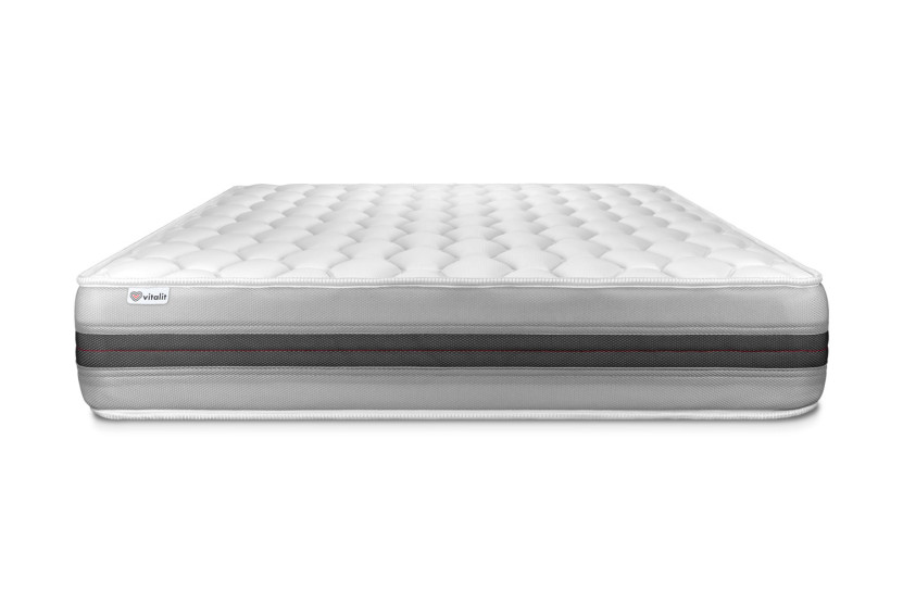 Matelas 160x190 cm Ressorts ensachés et Mémoire de forme - Vitalspring Recover
