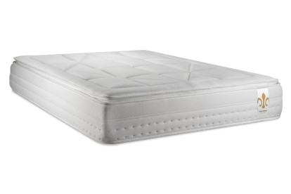 Pack lit complet 140x190 cm - Matelas + Sommier Blanc (en kit) + 2 oreillers + Couette - Vingt-Huit PLUS