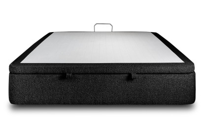 Sommier Coffre 180x200 cm - Bouclette - Noir