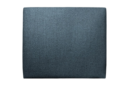 Tête de lit 135 cm Tapissée - Tissu Bouclette Bleu