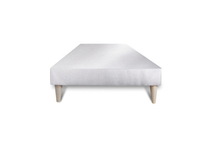 Ensemble Matelas Sommier 90x190 cm - Sommier Blanc (déjà monté) - Ultra