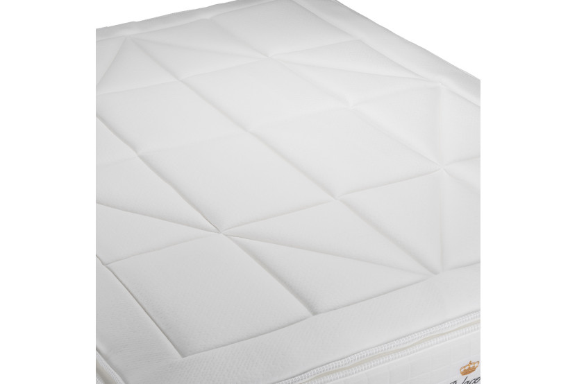 Ensemble Matelas Sommier 200x200 cm - Sommier Blanc (en kit) - George V