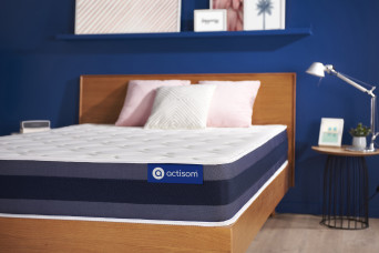 Matelas 120x200 cm Ressorts ensachés et Mémoire de forme - Actiflex Morpho