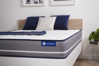 Matelas 120x200 cm Latex et mémoire de forme - Actilatex Pur
