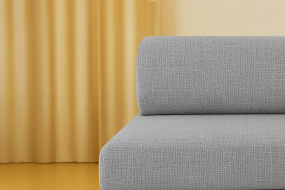 Canapé 3 places convertible et modulable - Tissu tweed Gris