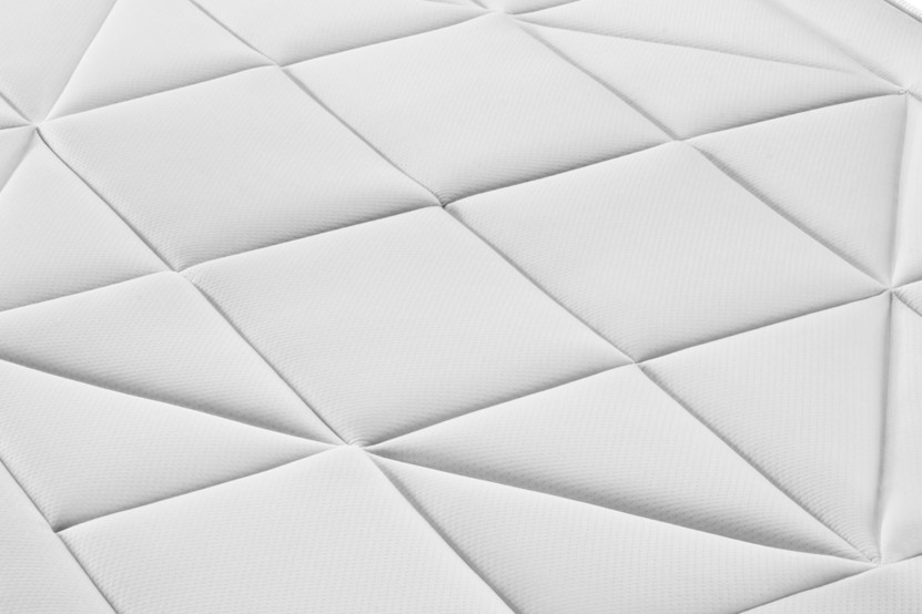 Ensemble Matelas Sommier 90x190 cm - Sommier Gris (déjà monté) - Vingt-Huit