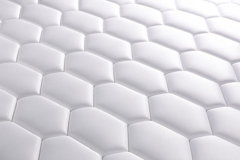 Pack lit complet 160x200 cm - Matelas + 2 Sommiers Blancs + 2 oreillers + Couette - Boost