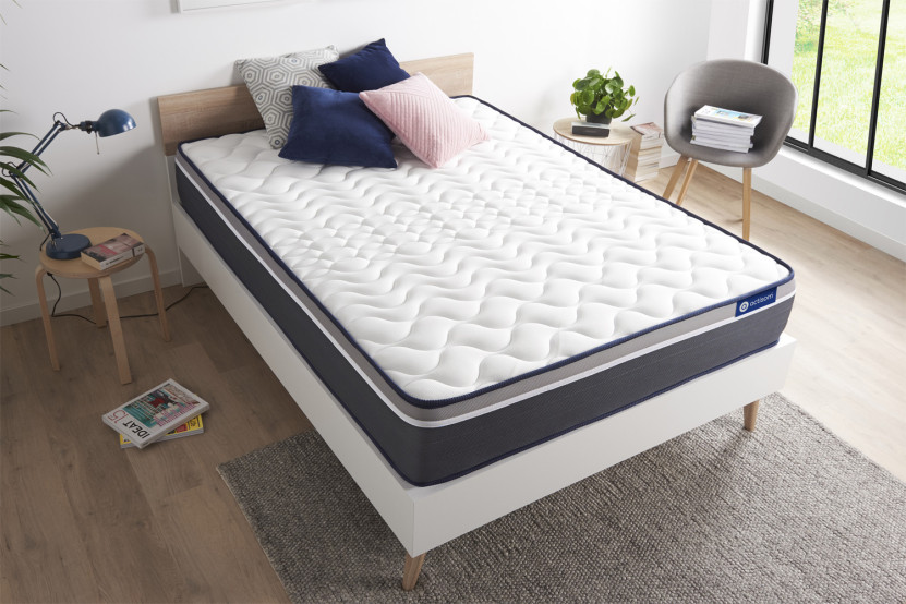 Matelas 70x220 cm Latex et mémoire de forme - Actilatex Plus