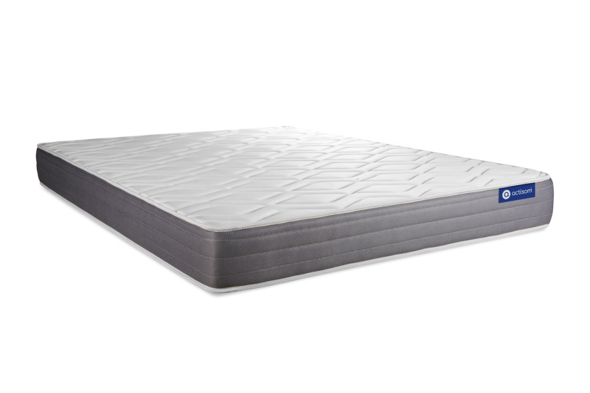 Ensemble Matelas Sommier 120x190 cm - Sommier Blanc (en kit) - Actilatex Dream