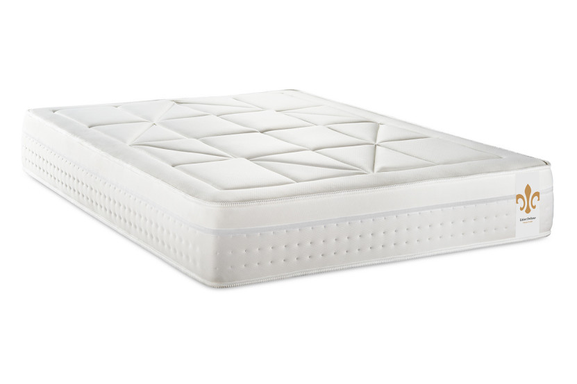 Ensemble Matelas Sommier 140x200 cm - Sommier Blanc (déjà monté) - Vingt-Huit