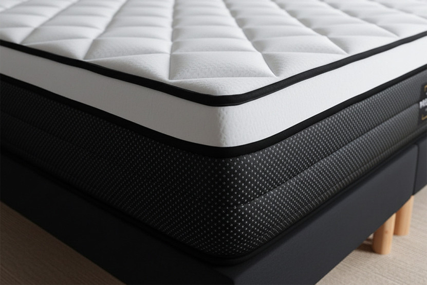 Matelas 90x200 cm Ressorts ensachés et Mémoire de forme - Suite