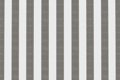 Canapé 2 places modulable - Tissu extérieur à rayures, blanc et gris anthracite
